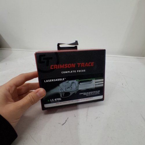 CRIMSON TRACE LASERSADDLE GREEN LASER SIGHT FOR REMINGTON 870 & TAC-14 12 GAUGE SHOTGUNS (MODEL: LS-870G) image 2