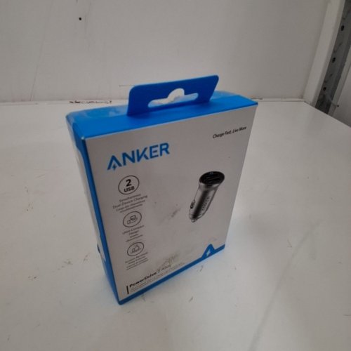 ANKER POWERDRIVE 2 ALLOY CAR CHARGER - 24W - SILVER (MODEL: A2727H41-1) image 3