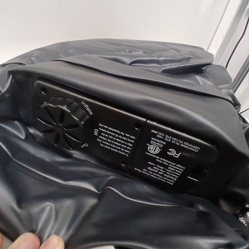COMMOUDS AIR MATTRESS WITH BUILT-IN PUMP - 18" - QUEEN - BLACK/WHITE (MODEL: ‎C-AM-QUEEN-18) image 4