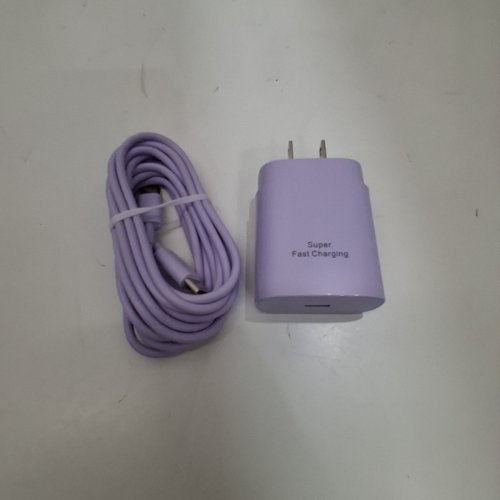 2PC COREYKIN USB-C CHARGING KIT WITH 25W ADAPTER AND 6FT CABLE - PURPLE image 3