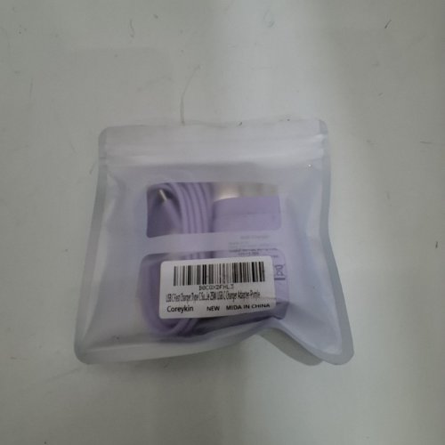 2PC COREYKIN USB-C CHARGING KIT WITH 25W ADAPTER AND 6FT CABLE - PURPLE image 4