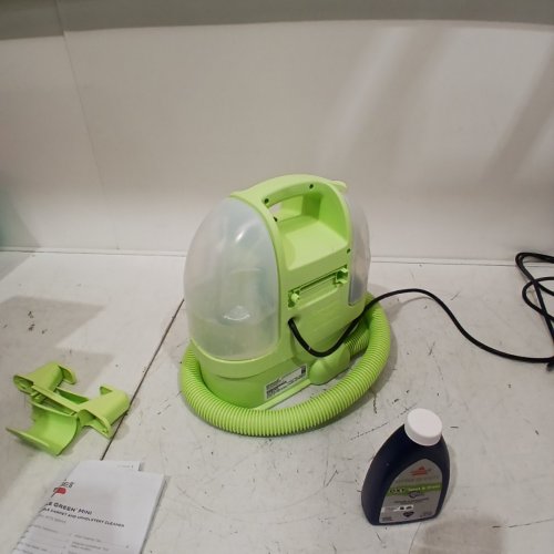 BISSELL LITTLE GREEN MINI CORDED PORTABLE CARPET AND UPHOLSTERY DEEP CLEANER WITH SELF-CLEANING TOUGH STAIN TOOL AND HYDRORINSE TOOL (MODEL: 4075B) image 4