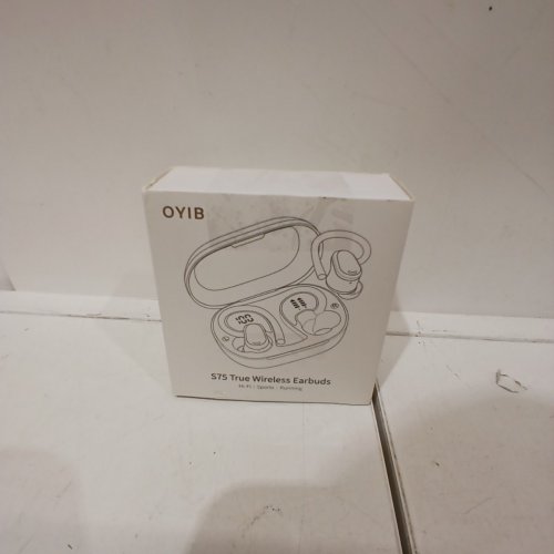 OYIB TRUE WIRELESS BLUETOOTH EARBUDS WITH CHARGING CASE - BLACK (MODEL: S75) image 4