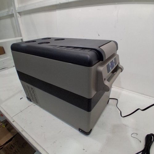 EUHOMY ELECTRIC COOLER CAR REFRIGERATOR WITH BLUETOOTH APP CONTROL - 12V/24V DC - 47QT - BLACK/GREY - (MODEL: CF001-45GR-CAEH) image 3