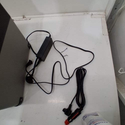EUHOMY ELECTRIC COOLER CAR REFRIGERATOR WITH BLUETOOTH APP CONTROL - 12V/24V DC - 47QT - BLACK/GREY - (MODEL: CF001-45GR-CAEH) image 4
