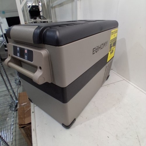 EUHOMY ELECTRIC COOLER CAR REFRIGERATOR WITH BLUETOOTH APP CONTROL - 12V/24V DC - 47QT - BLACK/GREY - (MODEL: CF001-45GR-CAEH) image 7