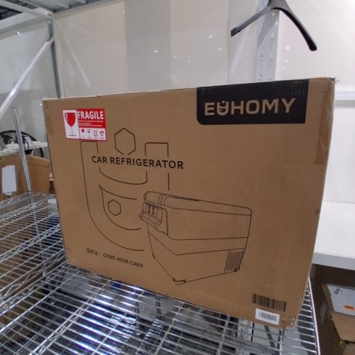 EUHOMY ELECTRIC COOLER CAR REFRIGERATOR WITH BLUETOOTH APP CONTROL - 12V/24V DC - 47QT - BLACK/GREY - (MODEL: CF001-45GR-CAEH) image 8