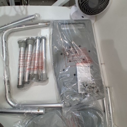 MEDLINE GUARDIAN DELUXE ALUMINUM BATH CHAIR SHOW BENCH WITH BACK image 3