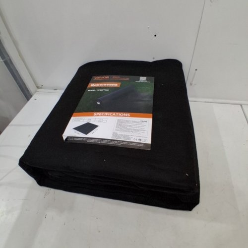 NONWOVENS GROUND COVER WEED CONTROL GEOTEXTILE FABRIC - 20FT X 15FT - BLACK (MODEL: 15*20FT136) image 2
