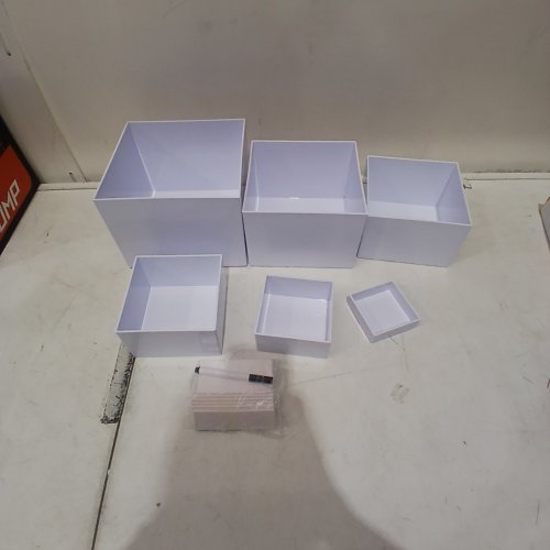 12PC SQUARE BOX RISERS - WHITE image 2