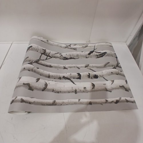 WALL POPS NUWALLPAPER PEEL & STICK WALLPAPER - COVERS 20.5" X 18FT - MOUNTAIN BIRCH image 2