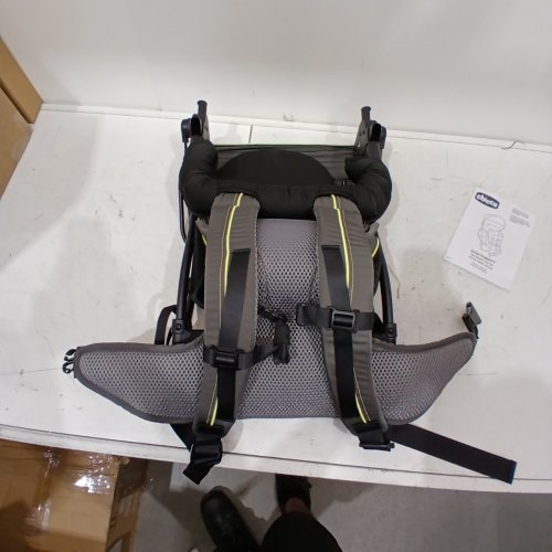 CHICCO SMARTSUPPORT ALUMINUM FRAME BACKPACK CARRIER - 40LBS MAX - BLACK / YELLOW (MODEL: 8702487) image 3