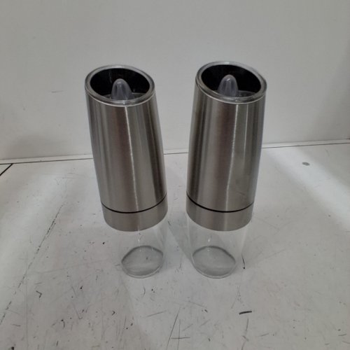 KSL ELECTRIC GRAVITY GRINDER FOR SALT AND OR PEPPER- SILVER image 2