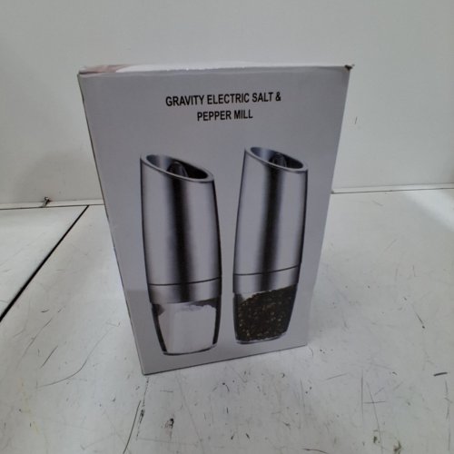 KSL ELECTRIC GRAVITY GRINDER FOR SALT AND OR PEPPER- SILVER image 4