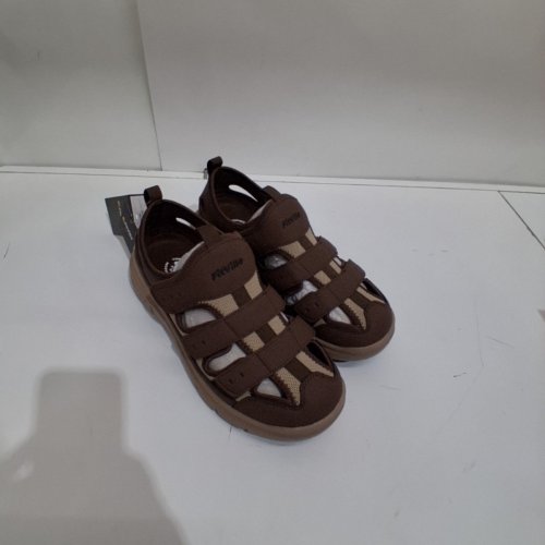 MEN'S FITVILLE EASYTOP RECOVERY SANDAL V4 - SIZE 11 WIDE - COCOA LUXE image 3