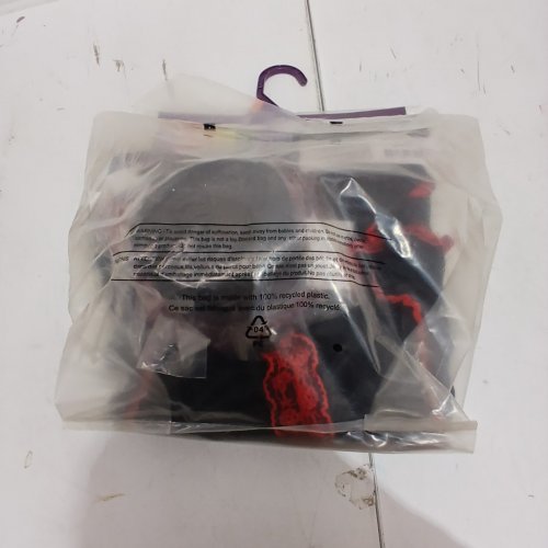 2PC WOMEN'S GOTHIC DOLL COSTUME SET - MEDIUM (8-10) - BLACK / RED (ITEM: 4566A) image 3