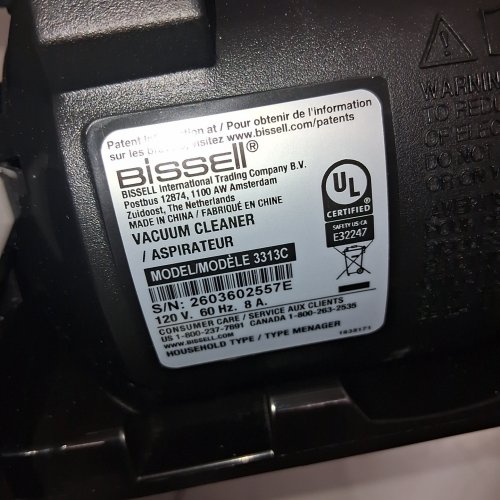 BISSELL POWERFORCE BAGLESS UPRIGHT VACUUM (MODEL: 3313C) image 7