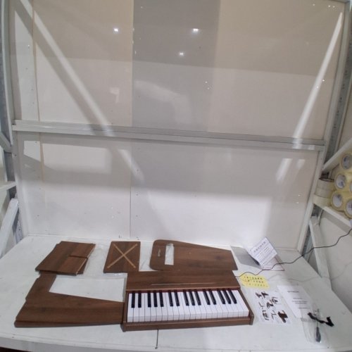 KIDS STRICH MINI PIANO KEYBOARD SET - 37 KEYS - BROWN (MODEL: SEK-37S) image 3