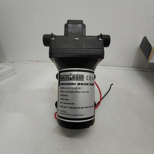 WASSERMANN SELF-PRIMING PRESSURE WATER PUMP - 12V, 3.0 GPM, 55 PSI (MODEL: 4WDP3-55-12V) image 2
