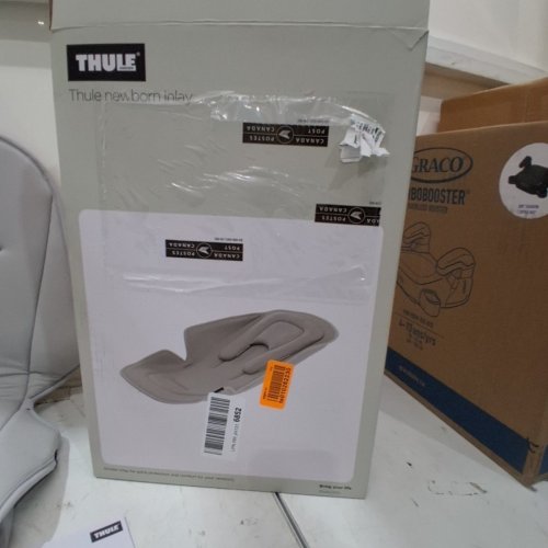 THULE NEWBORN STROLLER INLAY FOR NEWBORNS UP TO 6 MONTHS - MACHINE WASHABLE, *COMPATIBILITY VARIES SEE PHOTOS* - SOFT GRAY (MODEL: 11200303) image 3
