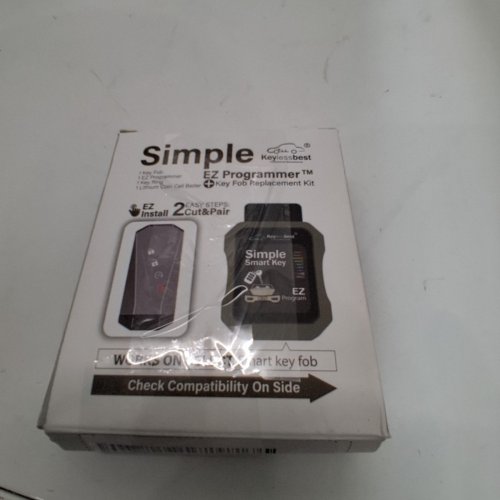 EZPROGRAMMER SIMPLE KEYLESS KEY FOB REPLACEMENT KIT FOR 2021-2022 TOYOTA VEHICLES - 4 BUTTONS - 315MHZ - BLACK image 5