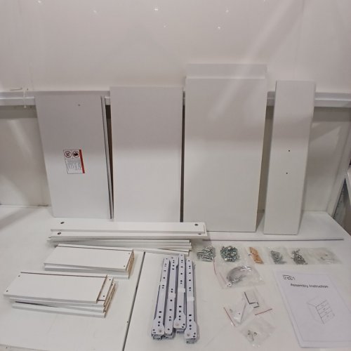 WOODEN 4-DRAWER DRESSER - 24.5" X 15" X 36" - WHITE image 2