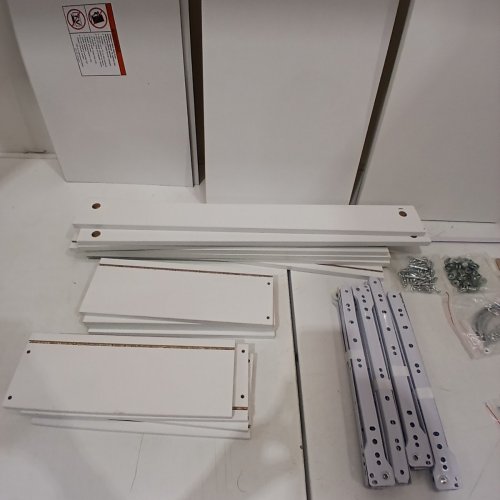 WOODEN 4-DRAWER DRESSER - 24.5" X 15" X 36" - WHITE image 4