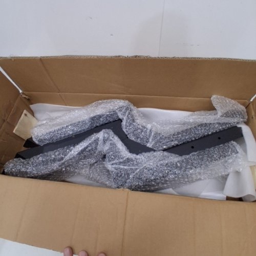 4PK FENCE POST REPAIR KIT STEEL ANCHORS WITH STAKES - 3.7" X 24" X 4" - BLACK (MODEL: ‎WGB-3.7-24-4) image 2