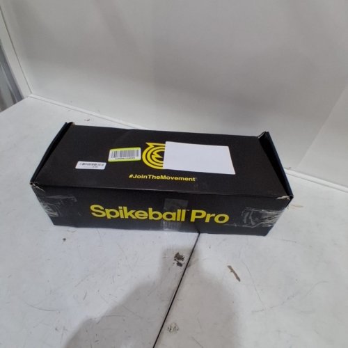 6PC SPIKEBALL PRO KIT TOURNAMENT EDITION WITH STRONGER PLAYING NET NEW BALLS DESINGED TO ADD SPIN, WITH BALL PUMP & BALL SIZE GAUGE - BLACK/YELLOW (MODEL: S-PRO-001) image 4