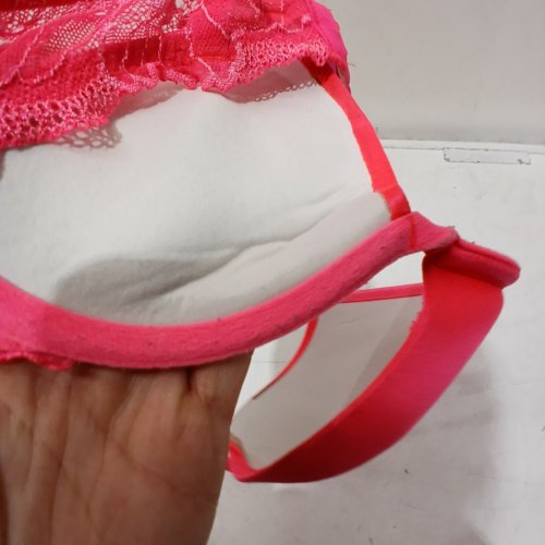 WOMEN'S LASENZA BEYOND SEXY LACE BRA - 36B - PINK image 3