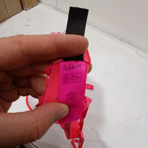 WOMEN'S LASENZA BEYOND SEXY LACE BRA - 36B - PINK image 4