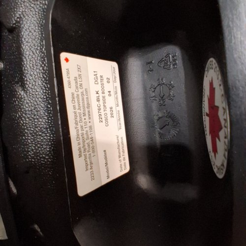 COSCO KIDS TOPSIDE LIGHTWEIGHT BACKLESS BOOSTER CAR SEAT - 100LBS CAPACITY - BLACK (MODEL: 22976C-BLK6) image 2