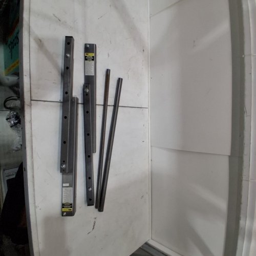 MAXXHAUL 70489 - 300LB CAPACITY FOLDABLE AND ADJUSTABLE WALL MOUNT TIRE RACK image 2
