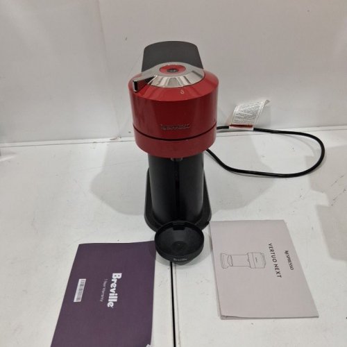 NESPRESSO BY BREVILLE VERTUO NEXT PREMIUM SINGLE SERVE COFFEE & ESPRESSO MACHINE WITH WIFI/BLUETOOTH CONNECTION - CHERRY RED (MODEL: BNV520RED) image 3