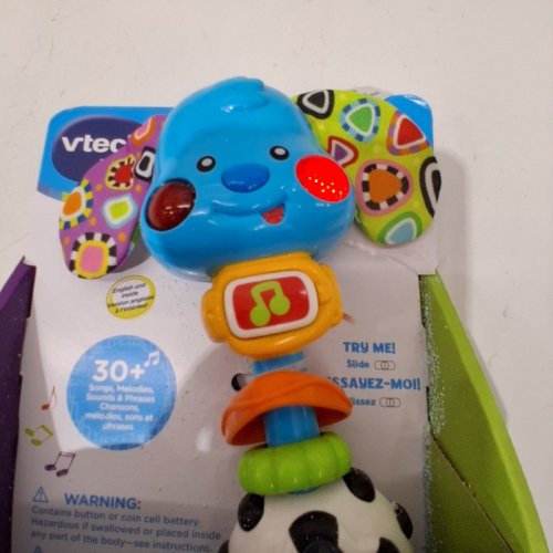 VTECH BABY RATTLE & SING PUPPY TOY image 3