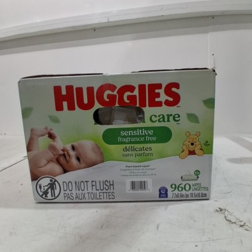 960 WIPES HUGGIES NATURAL CARE SENSITIVE SKIN BABY WIPES image 3