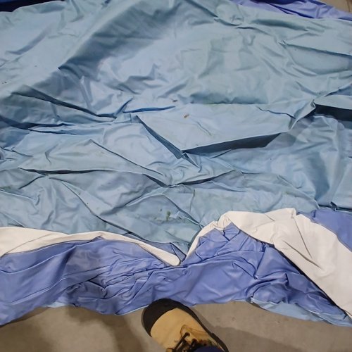 DUERER INFLATABLE SWIMMING POOL - 92" X 56" X 22" - BLUE image 3