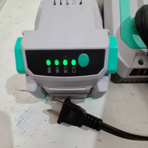 LITHELI CORDLESS LAWN MOWER - 13"- GREEN/BLACK - (MODEL: D03004551) image 5