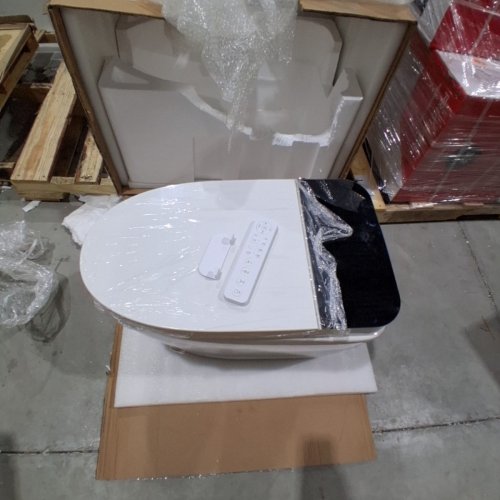 ORIGINBUTY ONE PIECE SMART TOILET WITH BIDET - ELONGATED - WHITE - (MODEL: 709) image 7