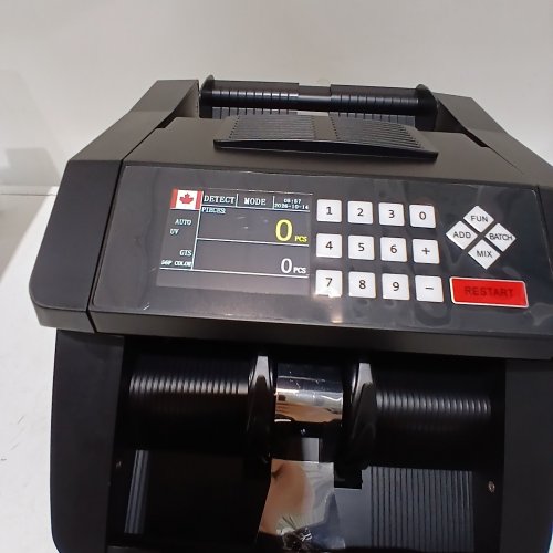 MONEY COUNTER MACHINE WITH TFT DISPLAY & UV/MG/IR/MT DETECTION - BLACK (MODEL: Y3518) image 3
