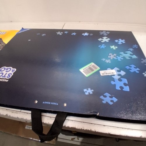 RAVENSBURGER PUZZLE STORE & GO CARRY CASE WITH TRAYS AND HANDLE - UP TO 1000PC PUZZLE - BLUE image 3