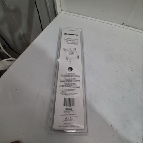 GREENWORKS 17" DURABLE REPLACMENT LAWN MOWER BLADE image 3