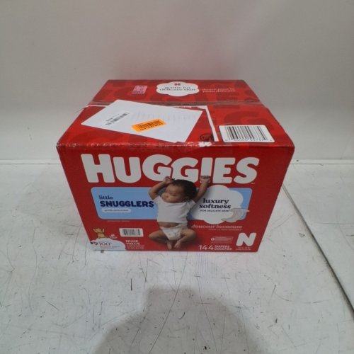 144PK HUGGIES DISNEY BABY LITTLE SNUGGLERS BABY DIAPERS - SIZE NEWBORN (UP TO 10LB) - DISNEY WINNIE THE POOH (MODEL: 55737-N) image 2