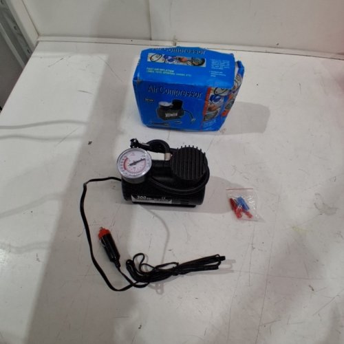 PORTABLE AIR COMPRESSOR WITH DC CONNECTOR - 300PSI - DC12V - BLACK image 3