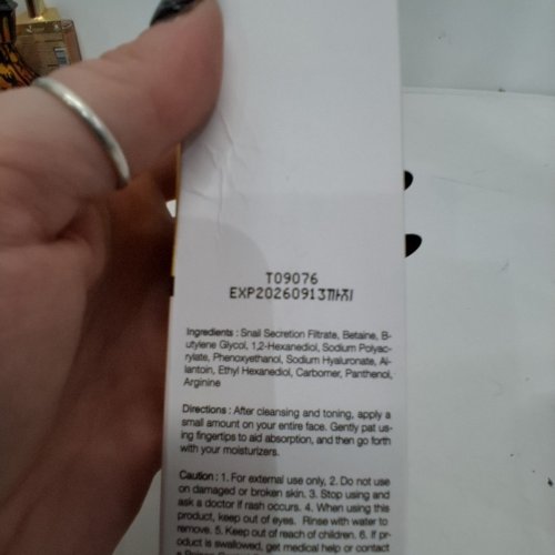 **RECENTLY EXPIRED** COSRX ADVANCED SNAIL 96 MUCIN POWER ESSENCE SERUM - 100ML image 3