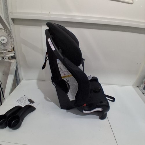 EVENFLO CHASE PLUS 2-IN-1 BOOSTER CAR SEAT FOR KIDS, 5-POINT HARNESS CONVERTS TO HIGH BACK BOOSTER - HURON/BLACK/GREY (MODEL: 30712344C) image 5