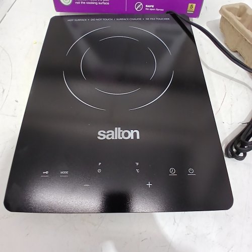 SALTON SLIM INDUCTION COOKTOP ENERGY EFFICIENT - 1500W - 60°C TO 240°C - BLACK (MODEL: ID2066) image 2