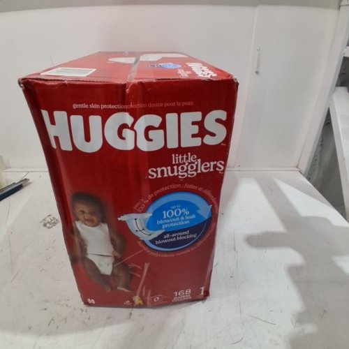 168PK HUGGIES WINNIE THE POOH LITTLE SNUGGLERS DIAPERS - SIZE: 1 image 3