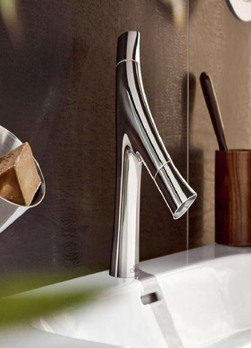 HANSGROHE AXOR STARCK ORGANIC 4 HOLE ROMAN TUB TRIM - CHROME image 2