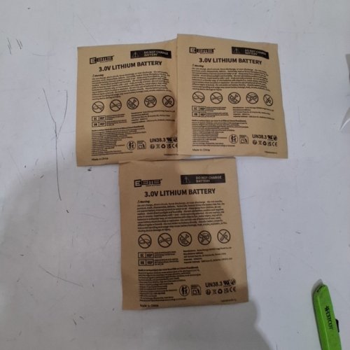 3X(5PK) EEMB LITHIUM BATTERIES - 3.0 V - CR2450 -SILVER(MODEL: CR2450) image 2